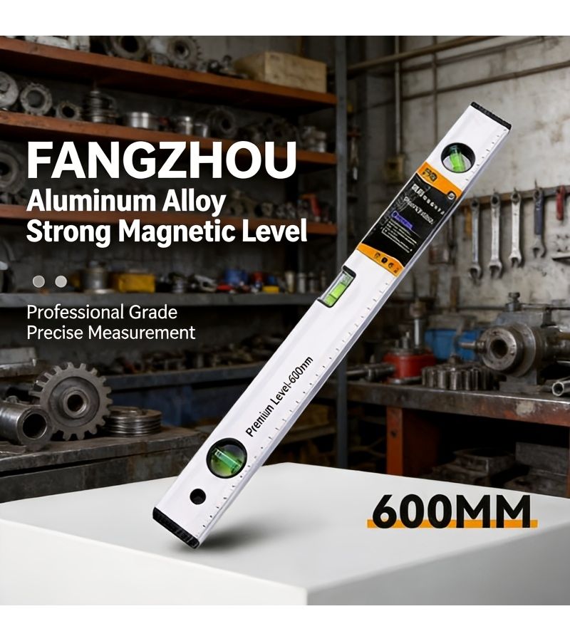 Professional Strong Magnetic Level 600mm Precision Measurement for Long Distance Wall Ceiling Construction - Image 1