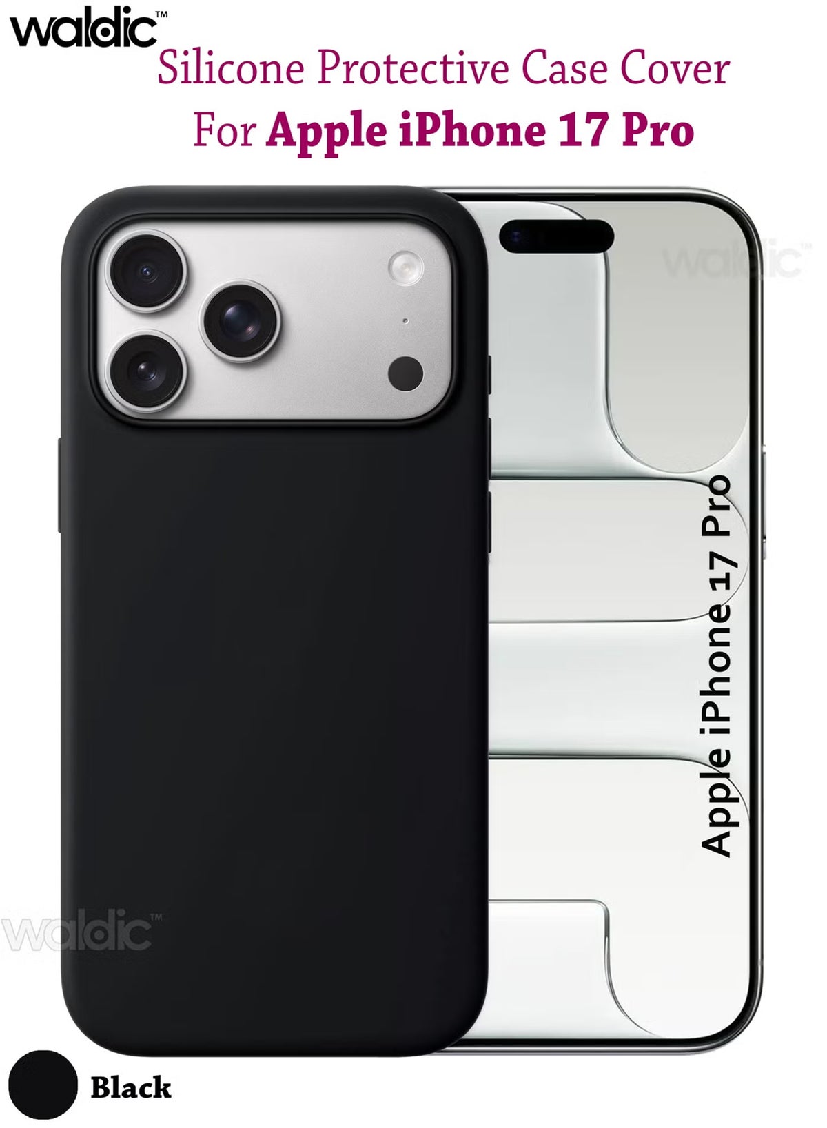 waldic Waldic Apple iPhone 17 Pro Case Z41B0F5F7069B7E2AB946Z