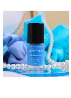 VERYMISS Premium Glossy Azure  Nail Polish 6ml   Smooth Application Quick Drying   Paraben Free Ultra Long Lasting Nail Paints  Pack of 1  - Image 3