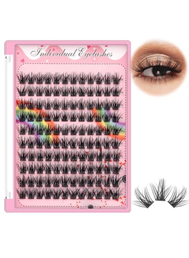 Bodermincer Lashes Clusters 1012mm1214mm1416mm1618mm10121416mm141618mm Mixed and 820mm to Choose Lashes Extension Kit lash Clusters Lashes Wispy Eyelash Extension 14mm - Image 1