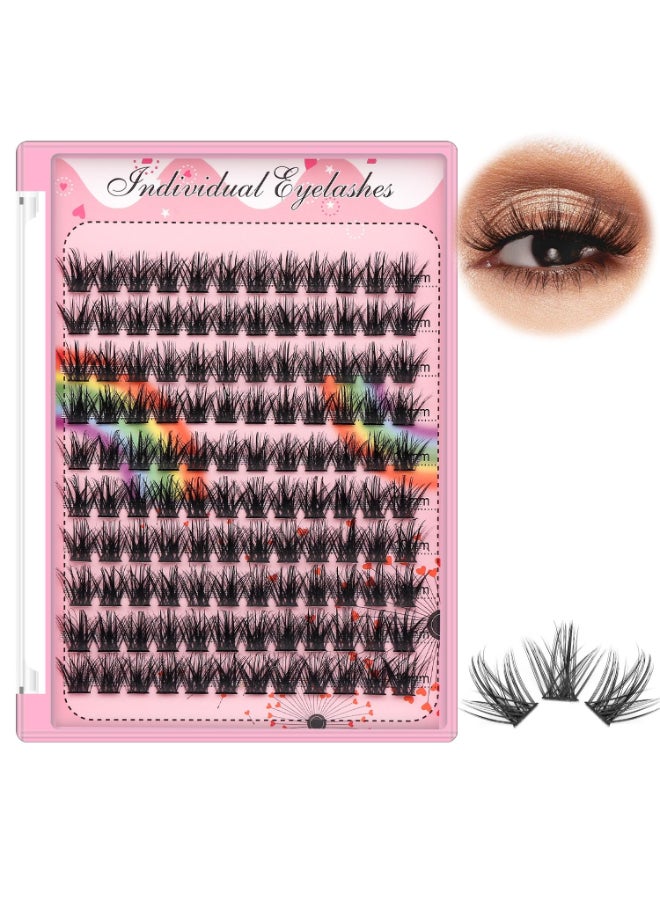 Bodermincer Lashes Clusters 1012mm1214mm1416mm1618mm10121416mm141618mm Mixed and 820mm to Choose Lashes Extension Kit lash Clusters Lashes Wispy Eyelash Extension 14mm - Image 3