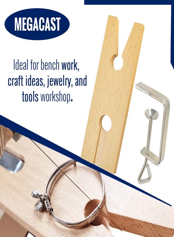 Megacast V-Slot C-Clamp Bench Pin Clamp Mount On Table Workbench Jewelers Tool - Image 3