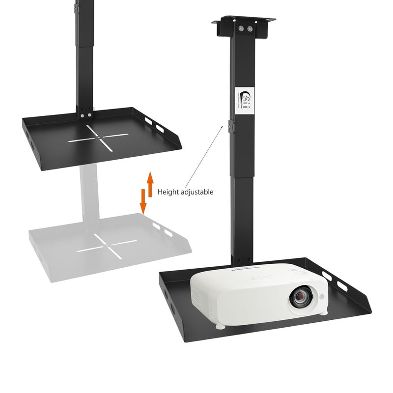 Device of Sii with SHEIKH INDUSTRIES (INDIA) حامل سقف بروجكتور عالمي من Sii، صينية قابلة للتعديل في الارتفاع، تركيب على الحائط/السقف (ظهر الصينية 3 قدم) - Image 2
