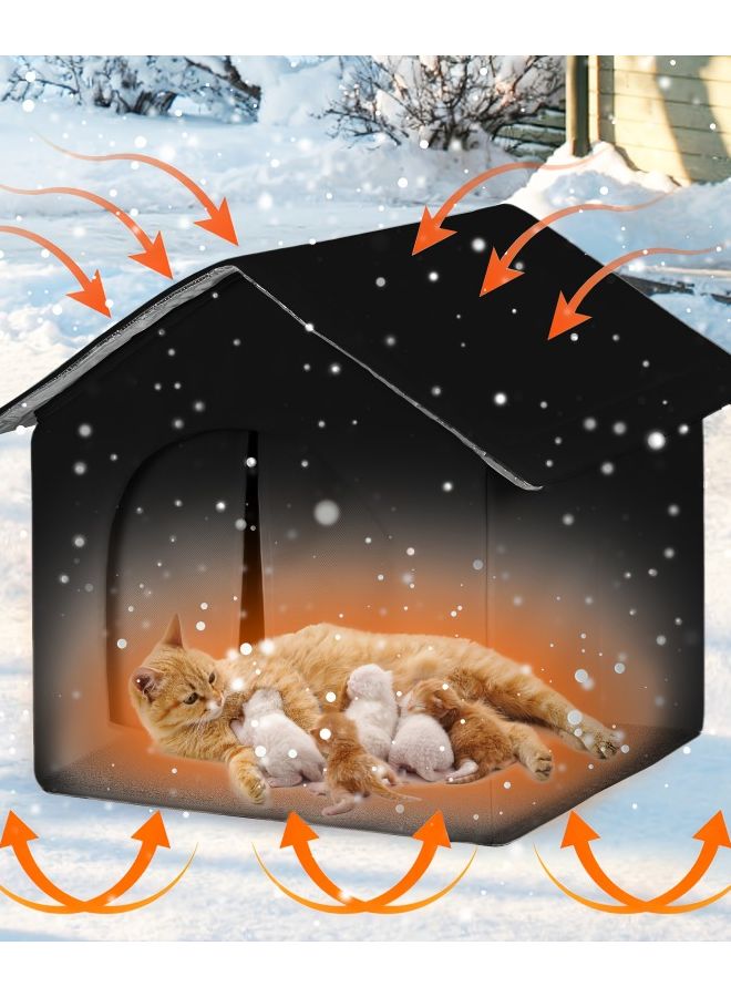 Large All Weather Waterproof Outdoor Cat House Dog Kennel 43x43x45cm - Image 4