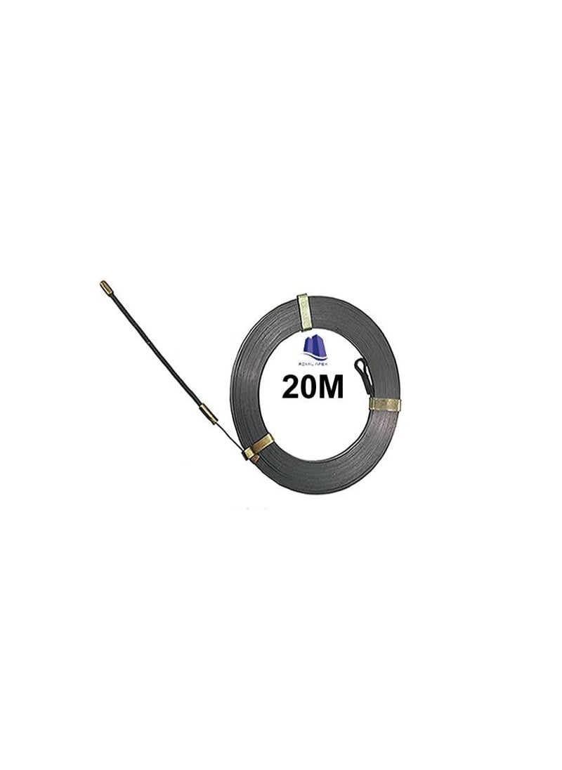 Electric or Communication Wire Pulling Spring for Electrical Works and Multi-Purpose Use. (3.2mm x 20 Meter)
