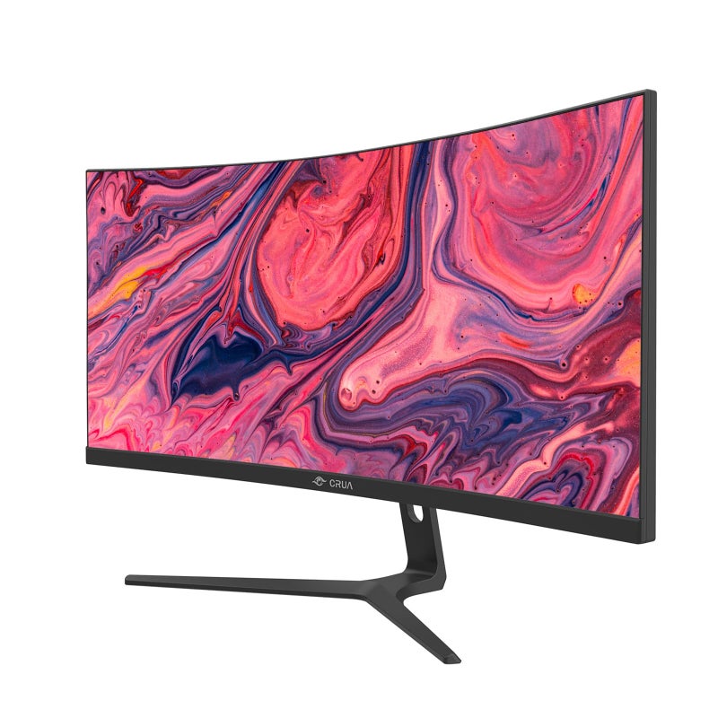 CRUA 30Inch Ultrawide Curved Monitor, 21:9 FHD(2560x1080P) VA Computer Monitor, 120% sRGB 100HZ 1500R PC Monitors Support FreeSync, Wall-Mounted, with HDMI/DP Display Port-Black - Image 2