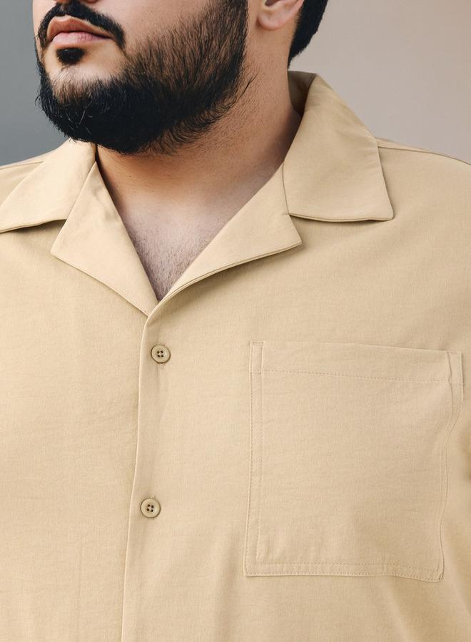 سبلاش فيڤ قميص مقاس كبير بياقة قميص كلاسيكية - Image 4