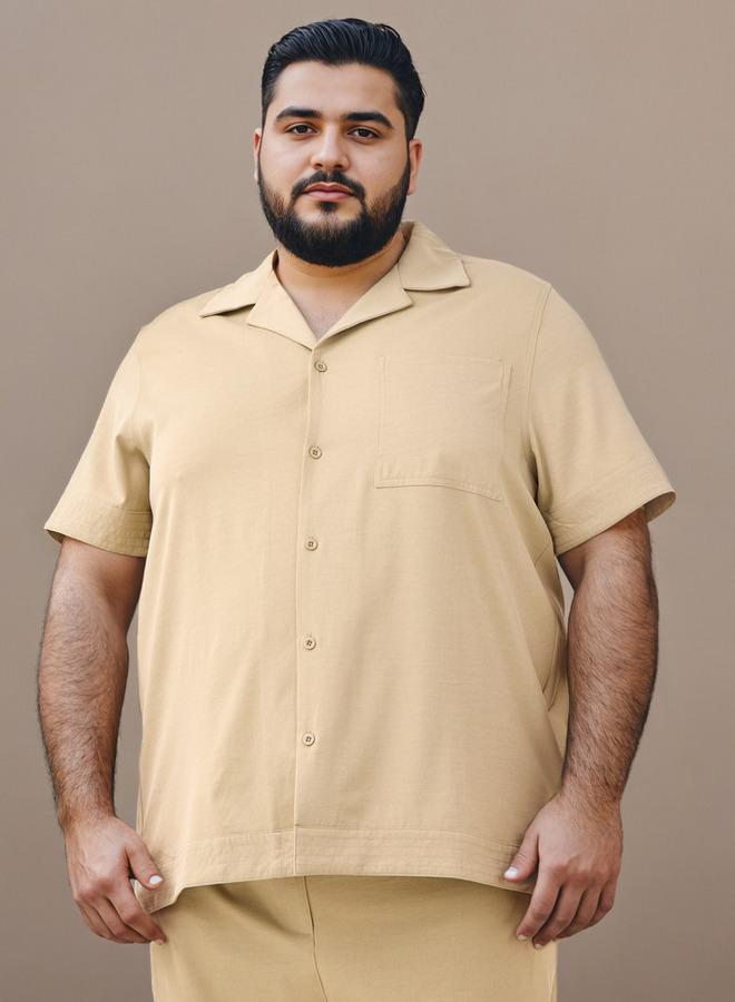 سبلاش فيڤ قميص مقاس كبير بياقة قميص كلاسيكية - Image 1