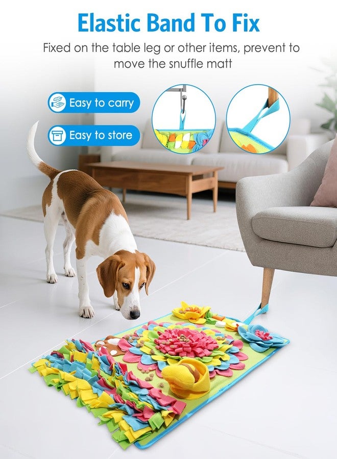 AMIR Upgrade Slow Feeder Mat for Dogs - Anti-Gobble & Anti-Anxiety Dog Food Mat, Snuffle Mat for Boredom Relief & Mental Stimulation, Works for All Breeds, Sizes & Ages - Image 3