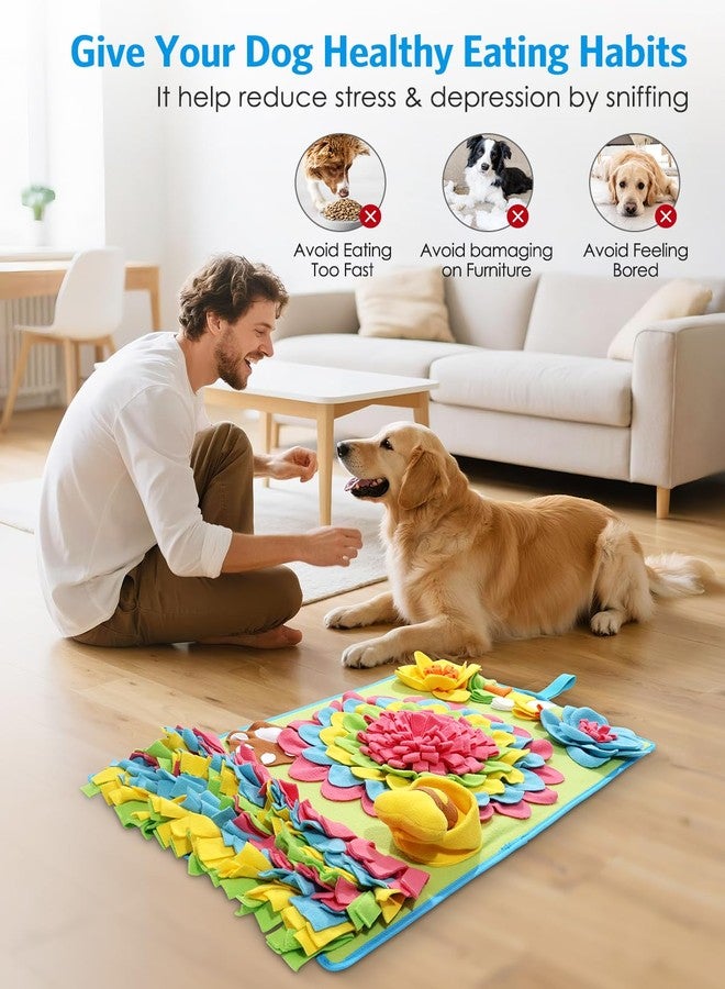 AMIR Upgrade Slow Feeder Mat for Dogs - Anti-Gobble & Anti-Anxiety Dog Food Mat, Snuffle Mat for Boredom Relief & Mental Stimulation, Works for All Breeds, Sizes & Ages - Image 4