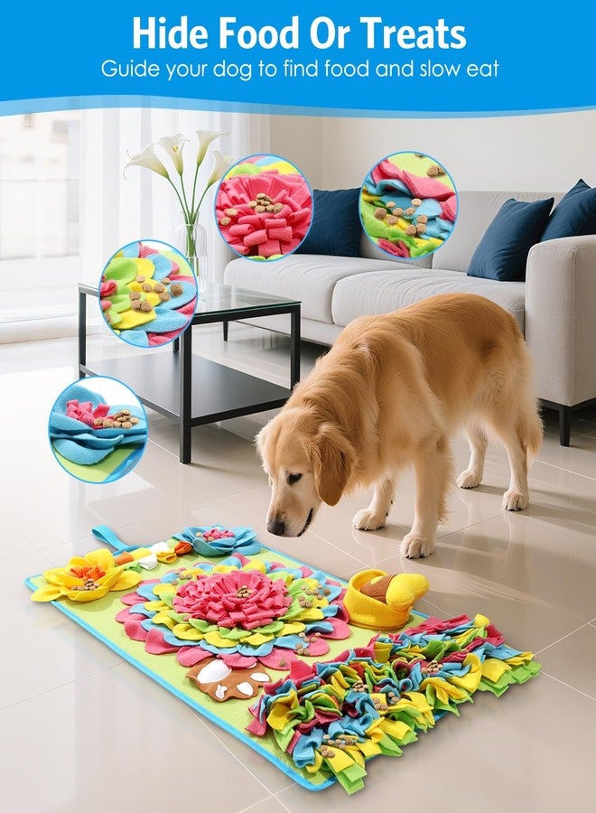 AMIR Upgrade Slow Feeder Mat for Dogs - Anti-Gobble & Anti-Anxiety Dog Food Mat, Snuffle Mat for Boredom Relief & Mental Stimulation, Works for All Breeds, Sizes & Ages - Image 5