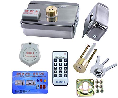 NAVKAR SYSTEMS NAVKAR SYSTEMS Waterproof RFID Access Control with Motorized Lock and Power Supply for Wooden Door  - Image 2