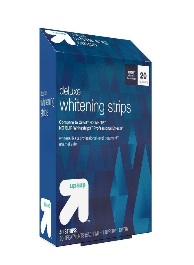 Up & Up Deluxe Whitening Strips -20 Day Treatment - Up&Up153 (Compare to Crest 3D White No Slip Whitestrips Professional Effects) - Image 2