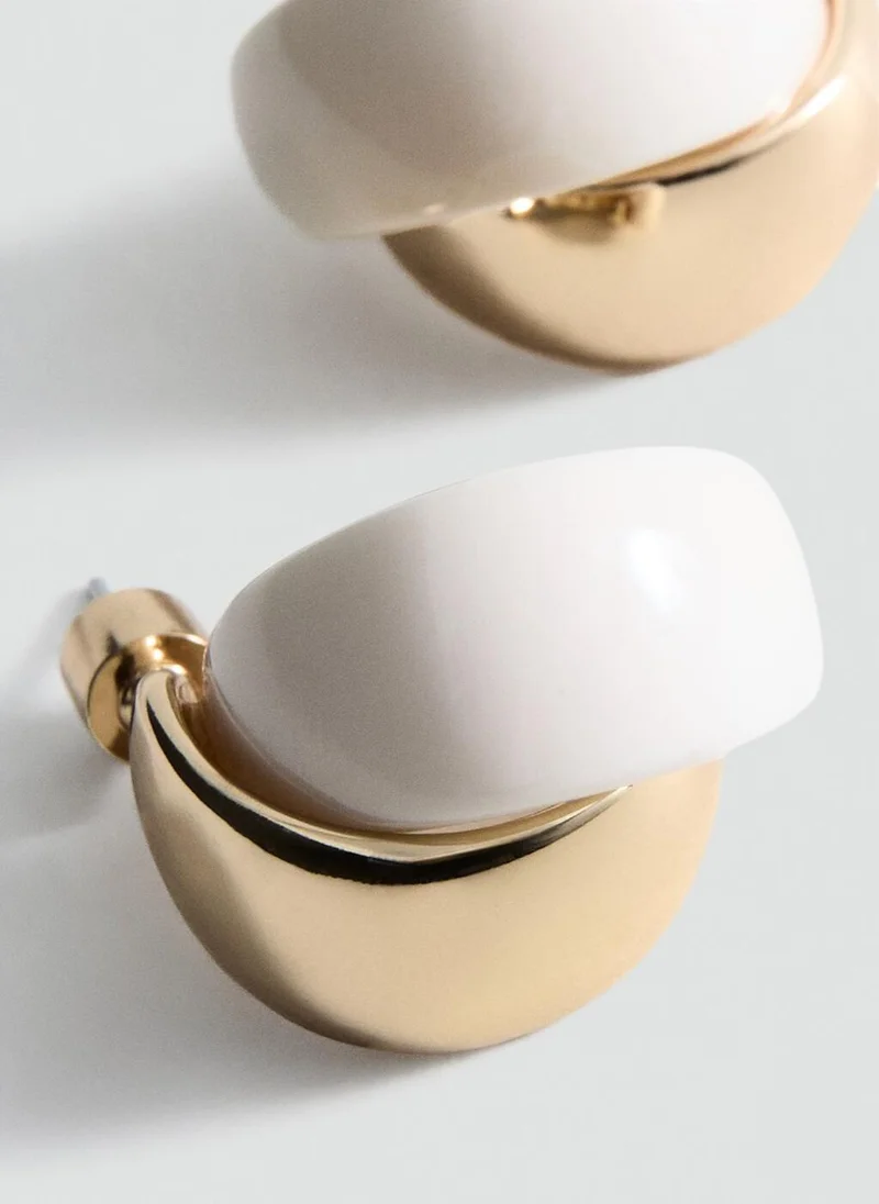 Mango  Mixed resin earrings for Women | Best Price UAE
