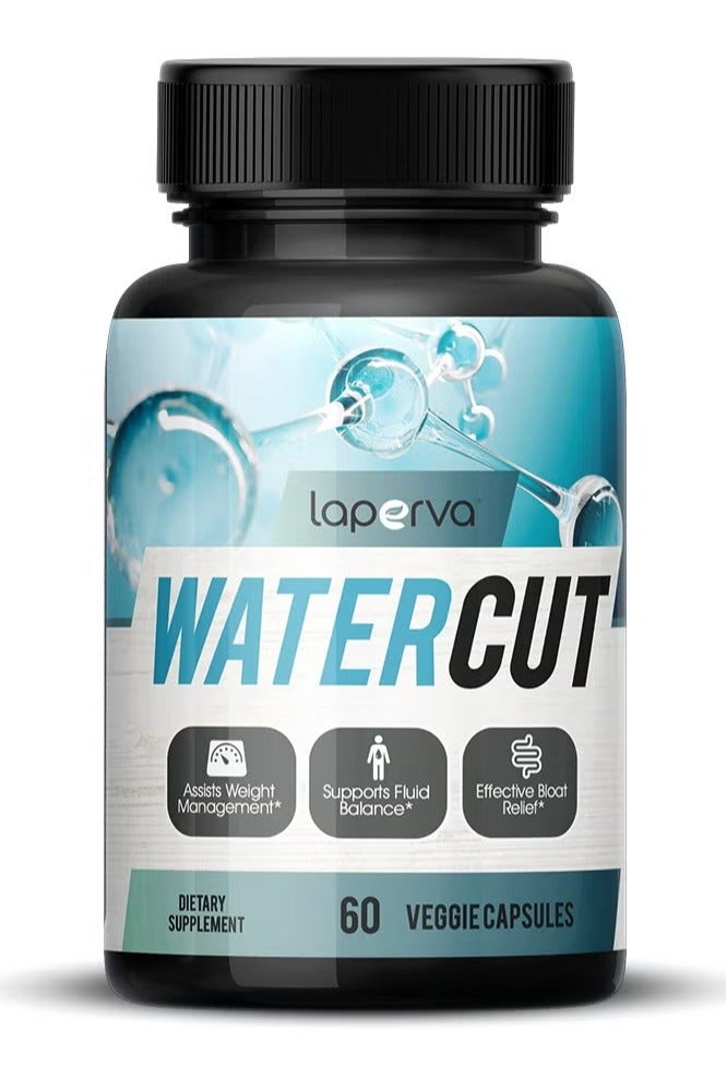 Laperva Water Cut, 60 Veggie Capsules, Assists Weight Management, Supports Fluid Balance
