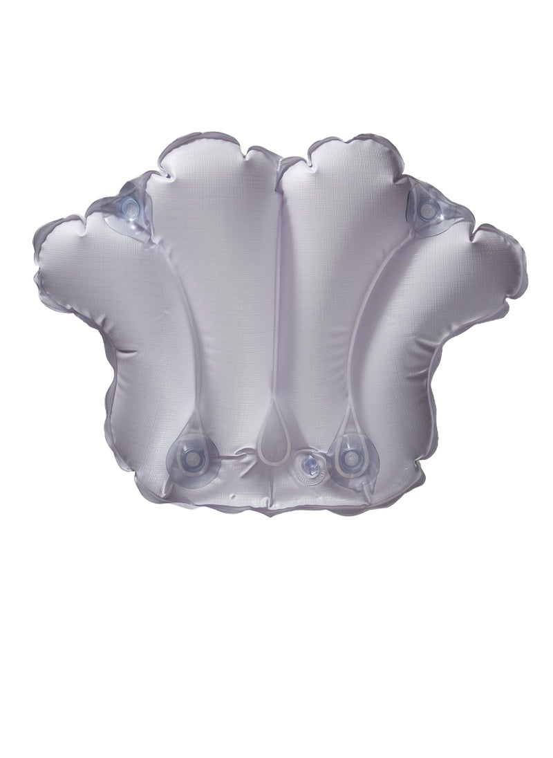 Aquasentials - Aquasentials Inflatable Bath Pillow - Terry Cloth (White) - Image 1