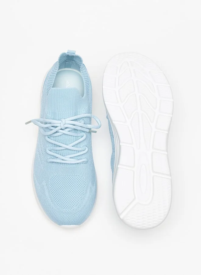 Oaklan by Shoexpress Women's Textured Lace-Up Sports Shoes