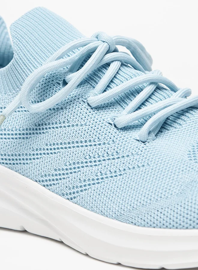 Oaklan by Shoexpress Women's Textured Lace-Up Sports Shoes