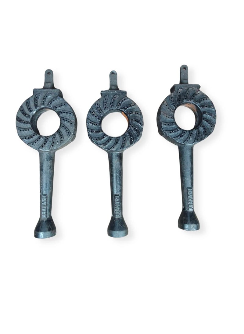 AS A S commercial high pressure jodhpuri LPG gas Burner pack of 3 medium size no2 burnal  - Image 1