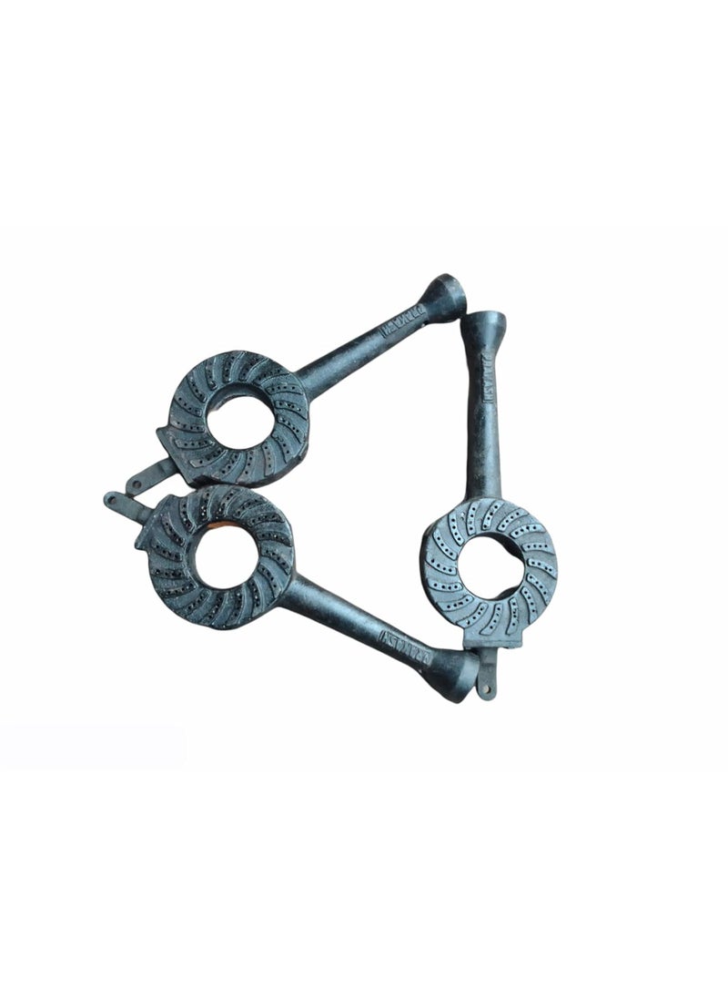 AS A S commercial high pressure jodhpuri LPG gas Burner pack of 3 medium size no2 burnal  - Image 3