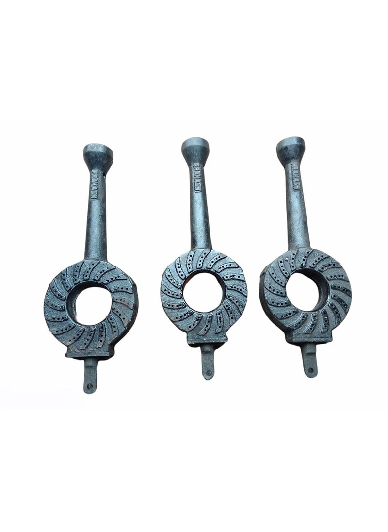 AS A S commercial high pressure jodhpuri LPG gas Burner pack of 3 medium size no2 burnal  - Image 5