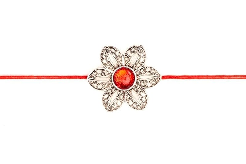 OAFISH Handicraft Storeroom Present Handmade Traditional Designer Rakhi for brother on raksha bandhan gifting., Standard, Cotton - Image 1
