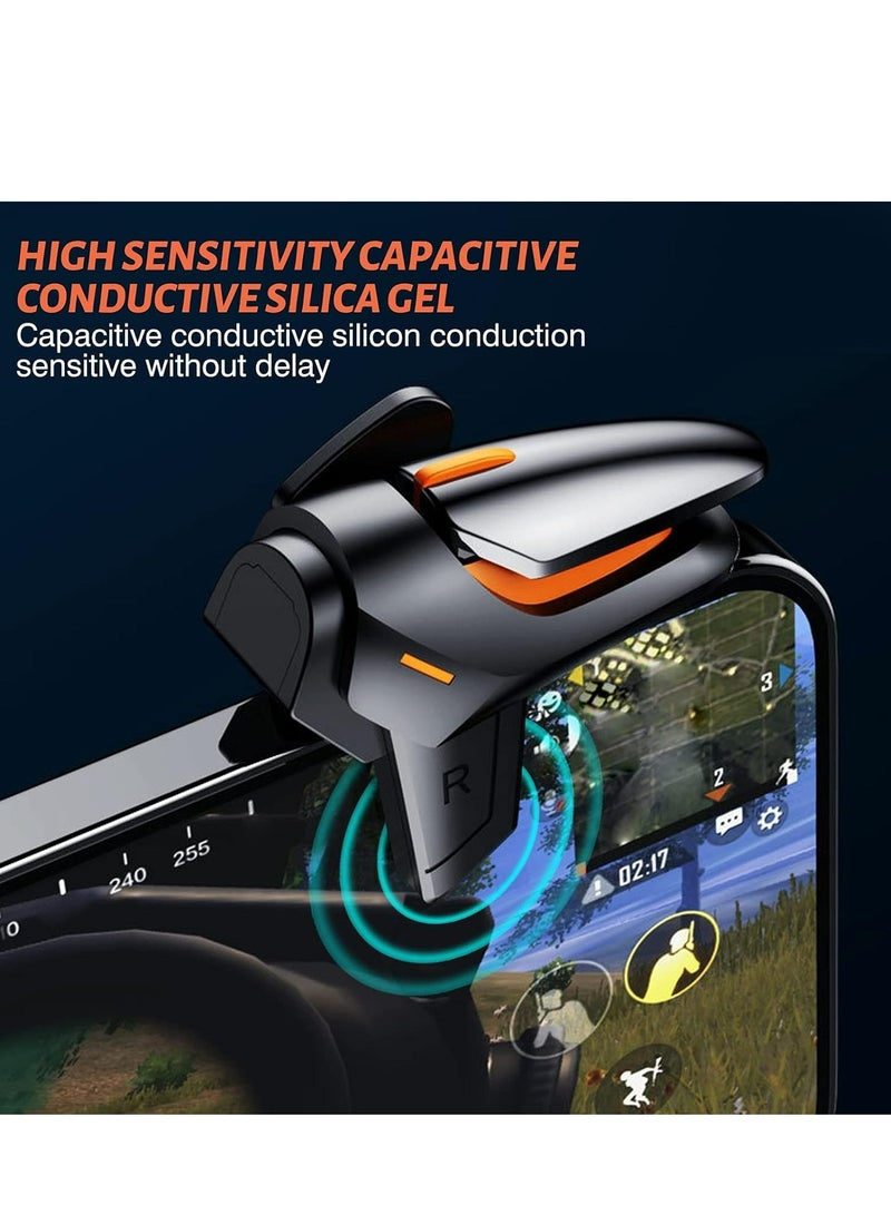 1-Pair PUBG Game Controller Trigger, New Version Smart Phone Game Controller Gamepad Large Thickness, Sensitive Aim & Shoot PUBG Triggers for iOS/Android  - Image 3