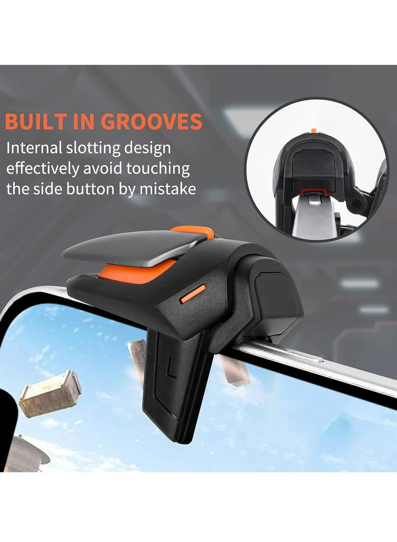 1-Pair PUBG Game Controller Trigger, New Version Smart Phone Game Controller Gamepad Large Thickness, Sensitive Aim & Shoot PUBG Triggers for iOS/Android