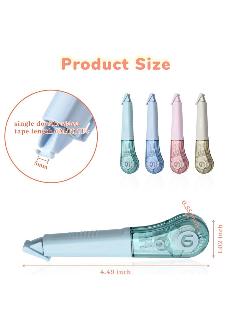 Loquat 8Pcs Cute Correction Tape Refills，White Out Pens for Instant Correction for Office School - Image 2