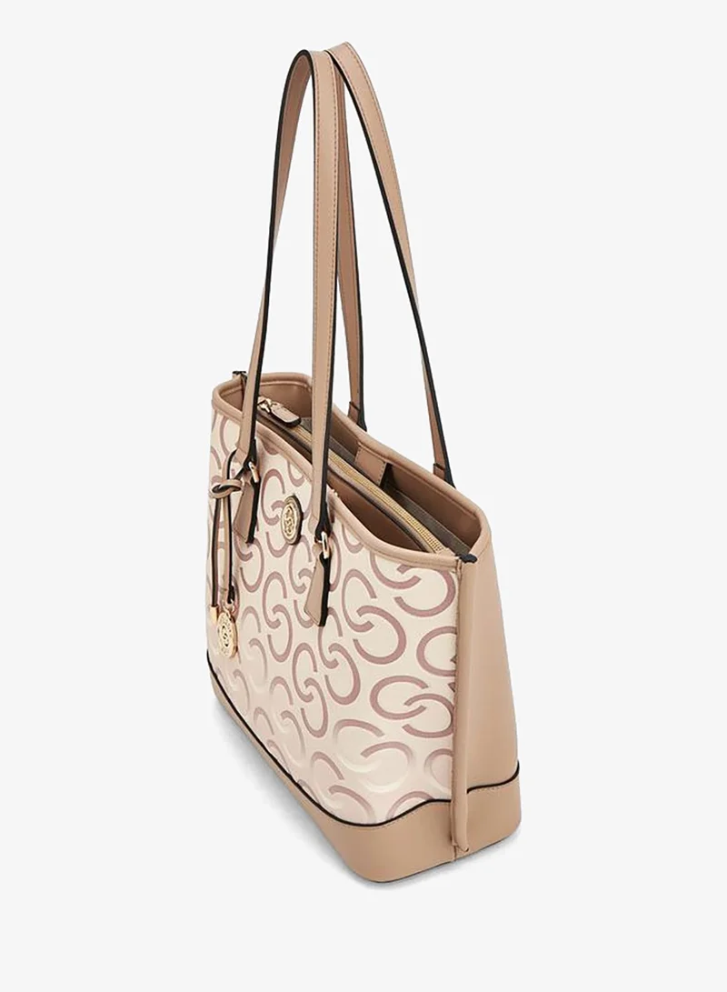 Celeste TAUPE Celeste Grainy Pu Shopper for Women | Best Price UAE