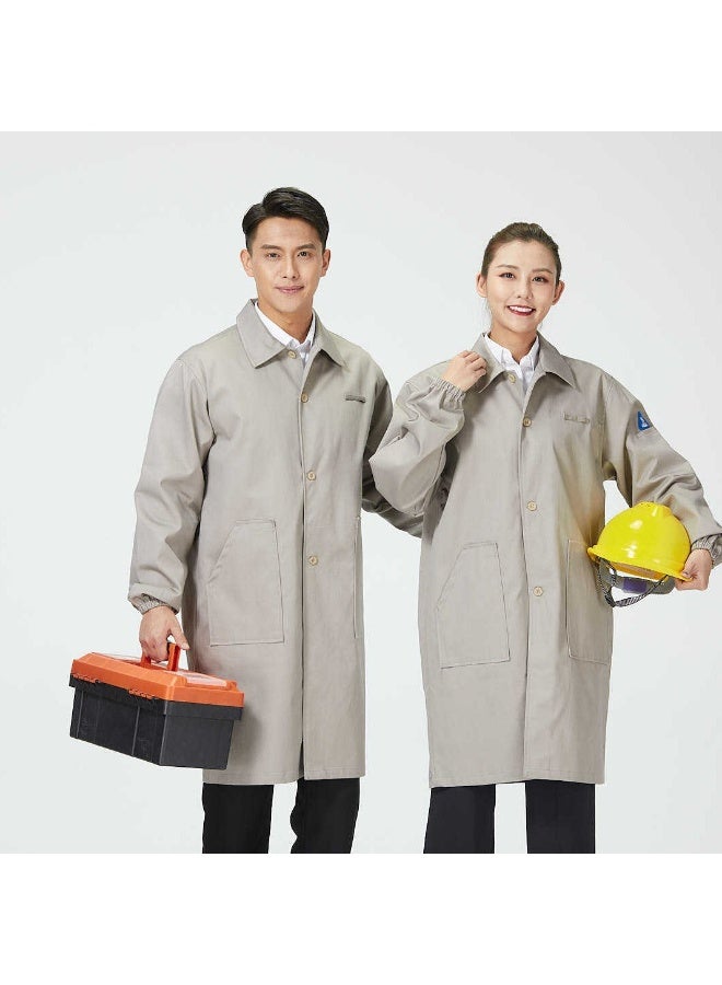 NIBEMINENT Long Coat Workwear Dirty Resistant Four Seasons Labor Protection Clothing Cargo Mover Uniform - Image 1
