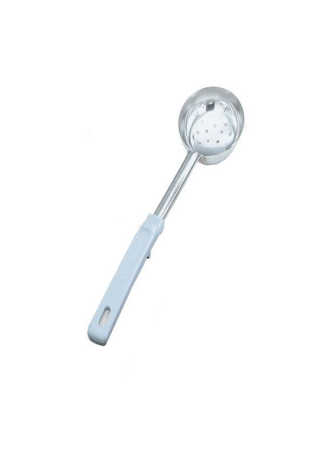 Vollrath Perf. S/S 4 Oz Spoodle w/Gray Grip 'N Serv Handle - Image 1