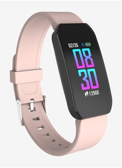 iTouch Active Fitness Tracker Black Case Silicone Blush Strap  - Image 1