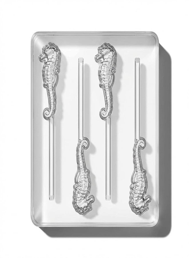 Lollipops Seahorse Lollipop Chocolate Candy Mold 3440 with 4 Cavities - Image 3