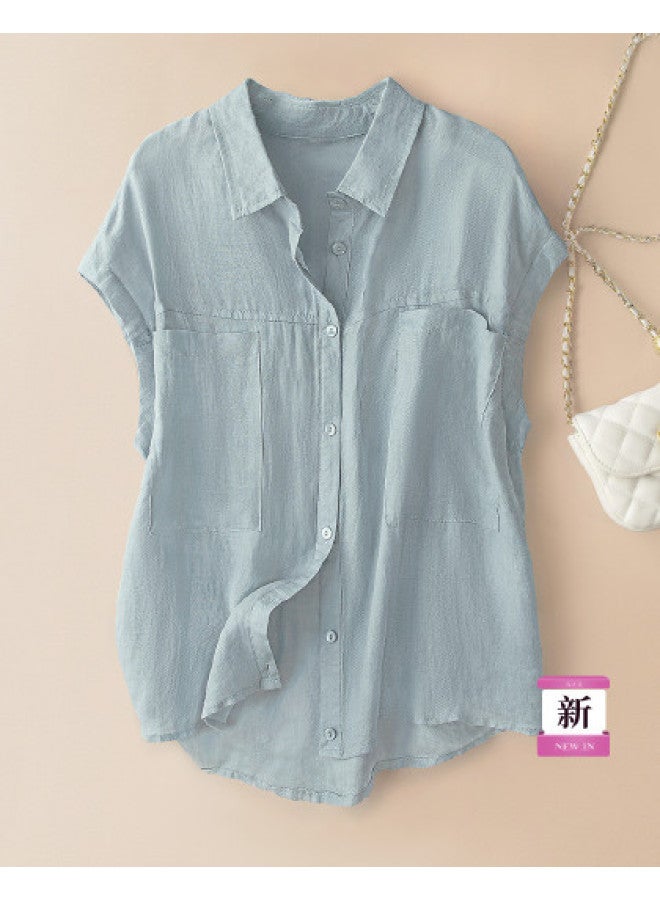 Cypress House new 2025 Summer Women's Fashion Office Blouse With Plus Sizes Available - Image 1