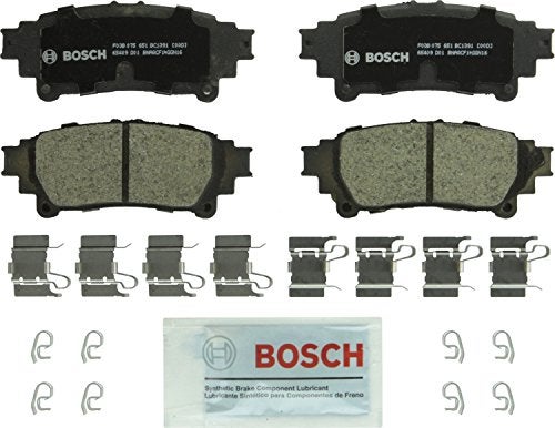 BOSCH BC1391 QuietCast Premium Ceramic Disc Brake Pad Set - Compatible with Select Lexus GS200t, GS350, GS450h, IS300, IS350, RC350, RX350, RX450h; Toyota Highlander, Prius, Sienna + More; REAR - Image 1