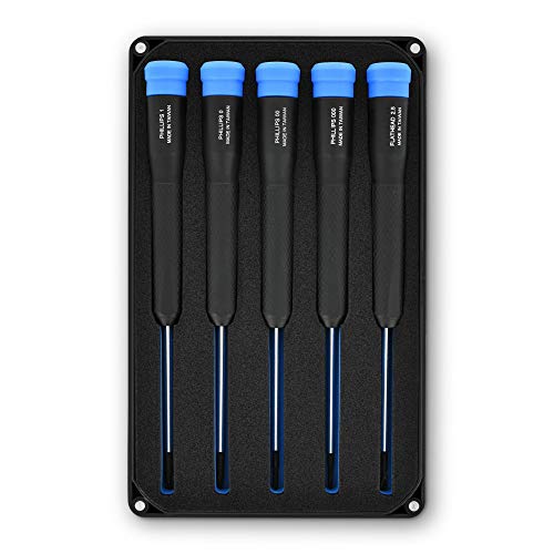 iFixit Marlin 5 Standard Precision Screwdriver Set - Phillips 000, 00, 00, 1, Flathead 2.5 mm - Image 1