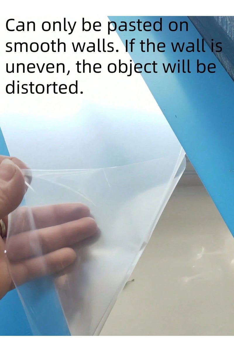 ملصق مرايا جدارية يعكس كمرآة حقيقية – طقم مكون من 8 قطع بديل للمرايا الزجاجية  سهل التركيب لا حاجة للبراغي أو التعليق  خفيف وآمن للاطفال - Image 4