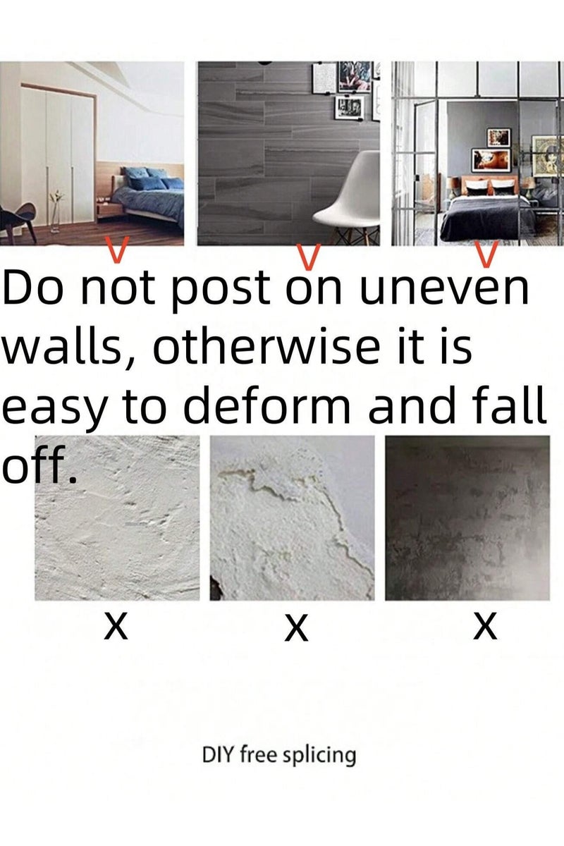 ملصق مرايا جدارية يعكس كمرآة حقيقية – طقم مكون من 8 قطع بديل للمرايا الزجاجية  سهل التركيب لا حاجة للبراغي أو التعليق  خفيف وآمن للاطفال - Image 2