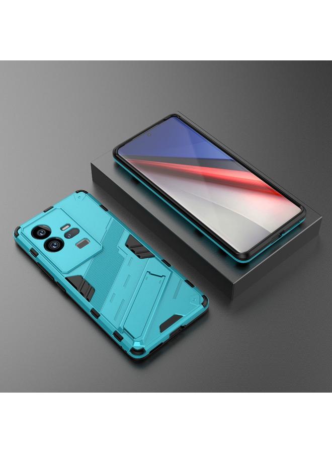 erorex Case For vivo iQOO 11 Pro 5G Punk Armor 2 in 1 PC + TPU Shockproof Phone Case with Invisible Holder - Image 5