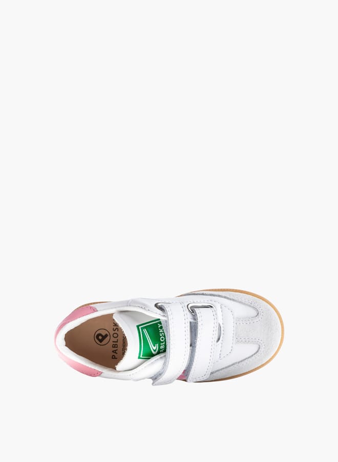 Pablosky Girls Textured Shoes With Hook & Loop Closure  - Image 4