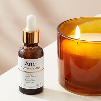 Ane An Glow in a Bottle AntiAgeing Vegan Facial Oil for All Skin Types 100 Natural Plant Oils including Argan Grapeseed and Squalane - Image 3