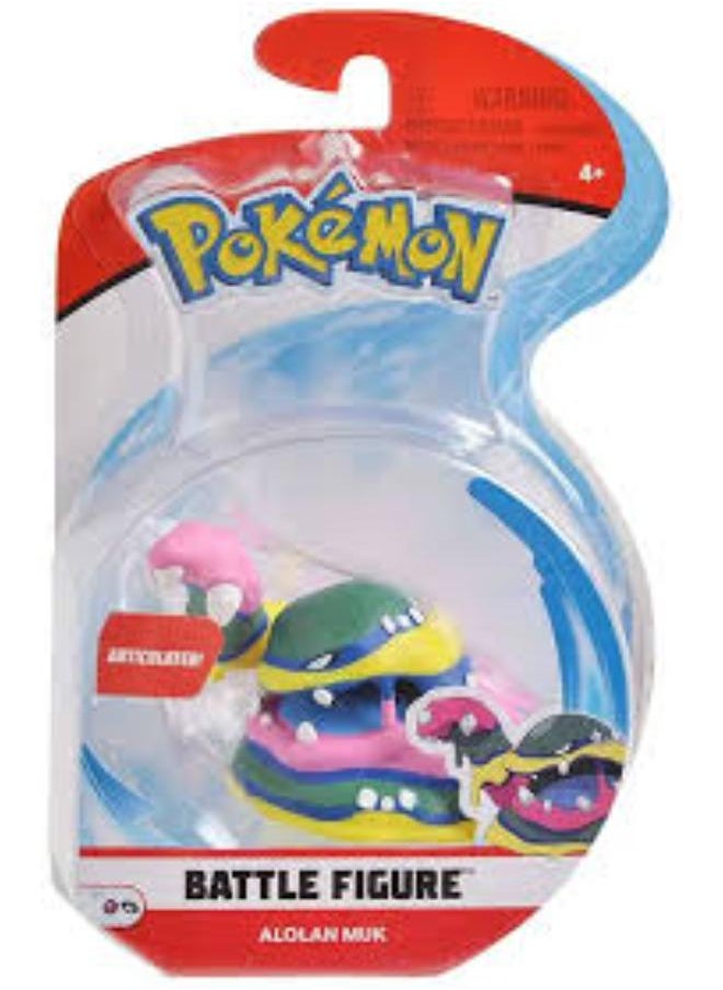 Jazwares Jazwares Pokemon Battle Figure Alolan Muk 
