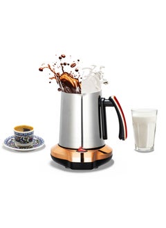 istanbuli istanbuli premium stainless steel electric pot with marble non stick base –  for milk, coffee, and karak  - Image 2