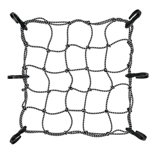 ViaTerra Reflective Bungee Tie Down Net (12" x 12") I Cargo net for Bike and Motorcycle Luggage I Essential Riding Accessories for Bikers - Image 1