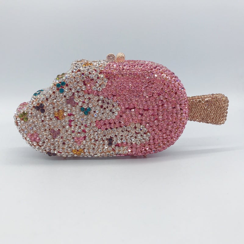 Carefully Selected Popsicle Ice Cream Diamond Dinner Bag Diamond Gem Bag Small Red Fashion Banquet Clutch Bag - Image 2
