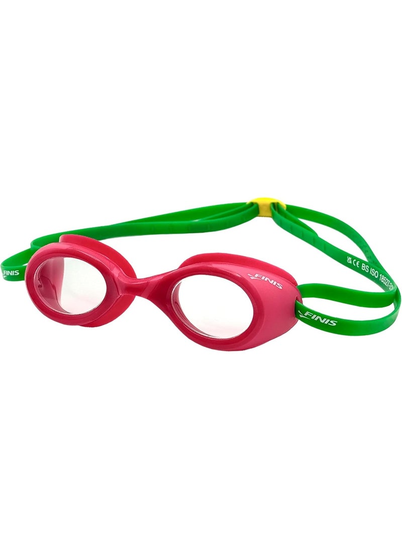 FINIS Fruit Basket Kids Scented Swim Goggles - For Ages 3-6 - Anti-Fog - UV Protection - Soft Silicone Fit - Watermelon - Image 1