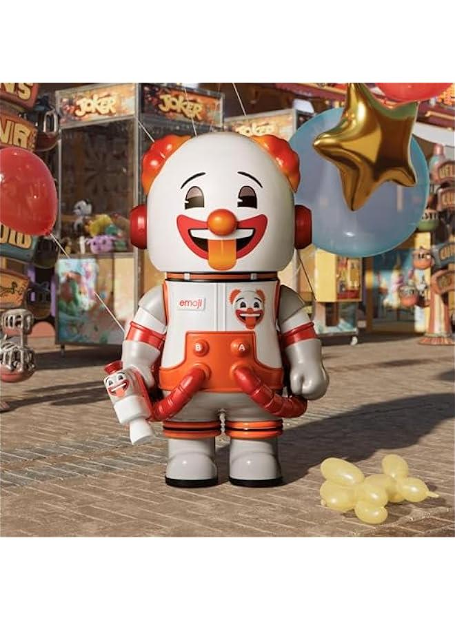 Arabest MEGA Space Molly 100% × Emoji Series, Molly Blind Box Figures, Random Design Action Figures Collectible Toys Home Decorations, Holiday Birthday Gifts for Girls and Boys, Single Box - Image 5
