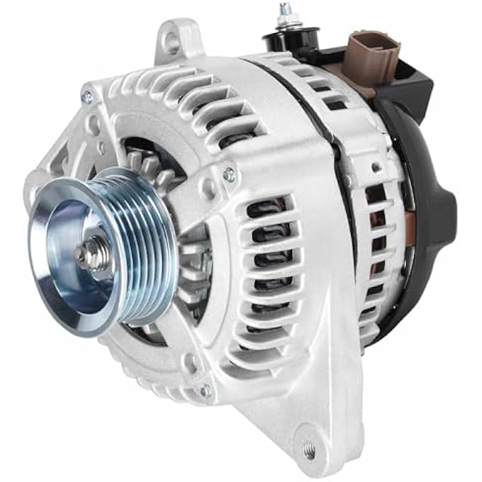 ILONPA Alternator Replacement Compatible with 2004 2005 2006 2007 Toyota Highlander 3.3L, 2004-2006 Toyota Sienna Lexus RX330 3.3L Replace 400-52140R 104210-3750 - Image 1