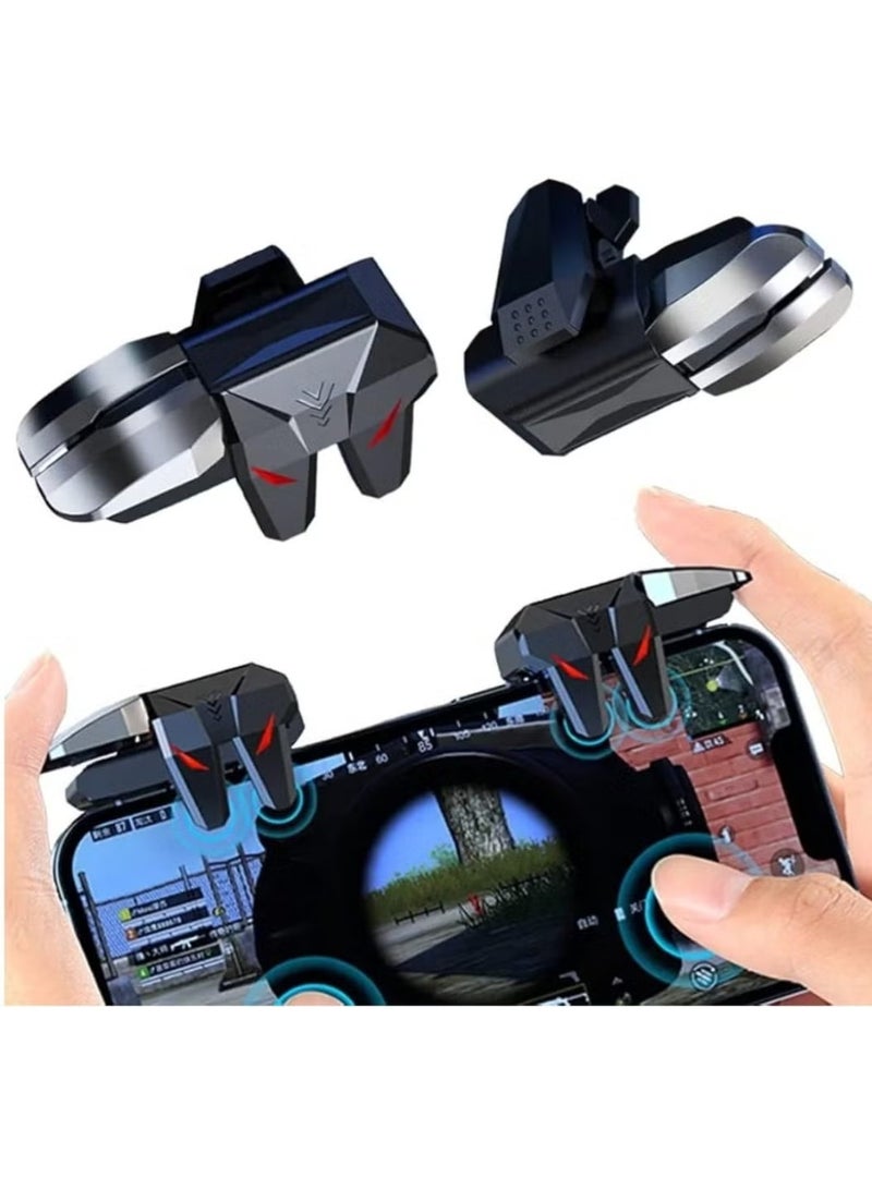 أزرار تحكم PUBG L1R1 L2R2 للألعاب على الهاتف المحمول - تتضمن قفازات للأصابع - Image 4